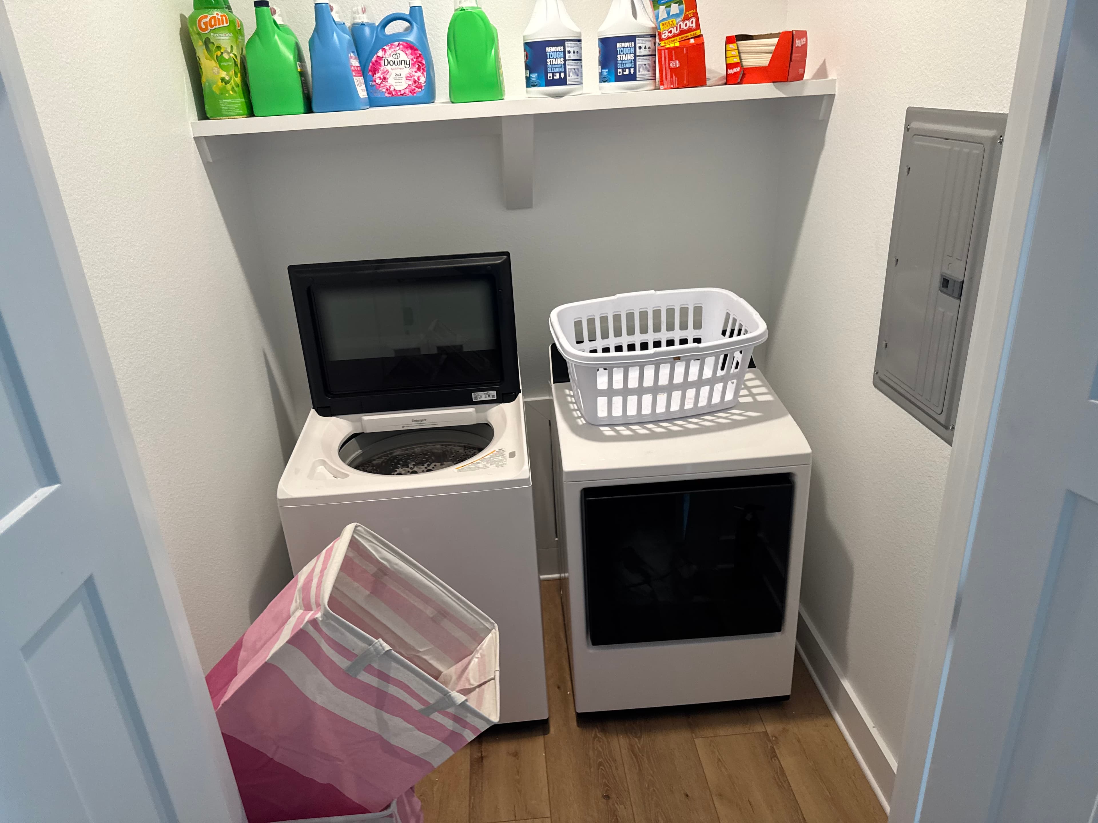 Laundry room available inside the home